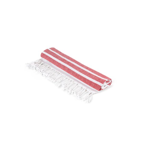 Toalha de praia em algodão (70% reciclado) e poliéster (30% reciclado) (180 g/m²) - Brinde Corporativo Personalizado | Enova