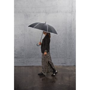 Guarda-chuva de 27" em poliéster 100% reciclado pongee 190T à prova de vento - Brinde Corporativo Personalizado | Enova