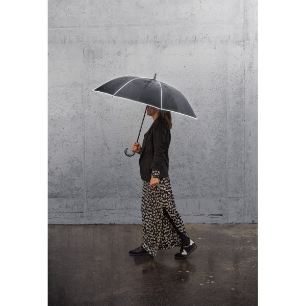 Guarda-chuva de 27" em poliéster 100% reciclado pongee 190T à prova de vento - Brinde Corporativo Personalizado | Enova