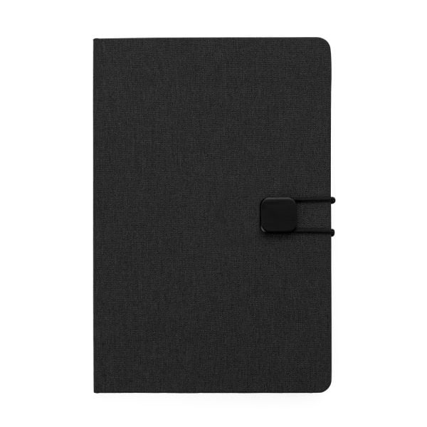 Caderno Capa em Poliéster - Brinde Corporativo Personalizado | Enova