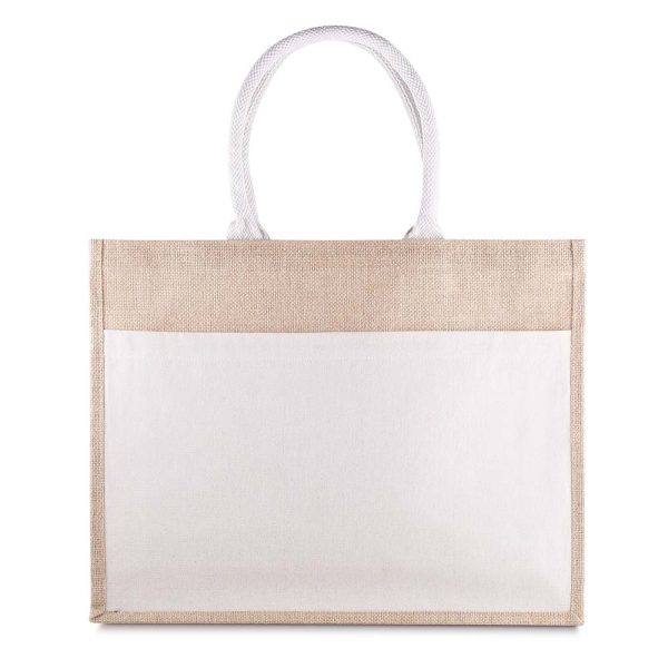Sacola em Algodão e Juta 220g/m² - Brinde Corporativo Personalizado | Enova