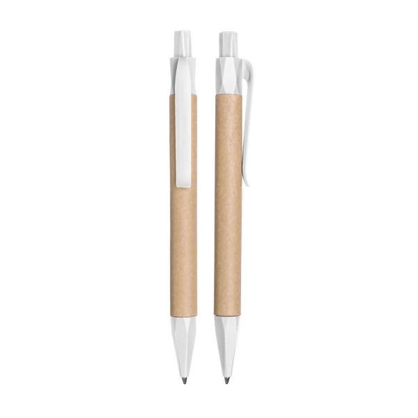 Caneta de Papel Kraft - Brinde Corporativo Personalizado | Enova