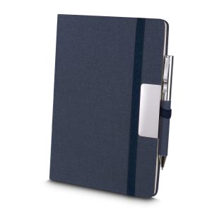 Kit Escritório Capa em RPET e Caneta Metalica - Brinde Corporativo Personalizado | Enova