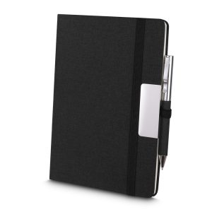 Kit Escritório Capa em RPET e Caneta Metalica - Brinde Corporativo Personalizado | Enova
