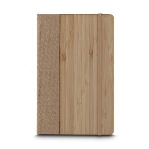 Caderno Capa em Bambu - Brinde Corporativo Personalizado | Enova