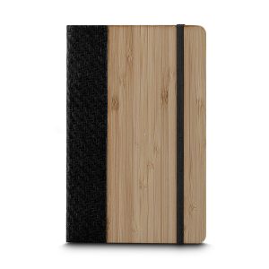 Caderno Capa em Bambu - Brinde Corporativo Personalizado | Enova