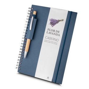 Caderno Capa em Papel Reciclado - Brinde Corporativo Personalizado | Enova