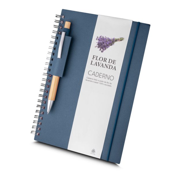 Caderno Capa em Papel Reciclado - Brinde Corporativo Personalizado | Enova