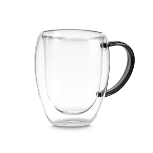 Caneca de Vidro Borossilicato - Brinde Corporativo Personalizado | Enova