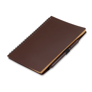 Caderno Capa PP com Caneta - Enova Brindes Personalizados