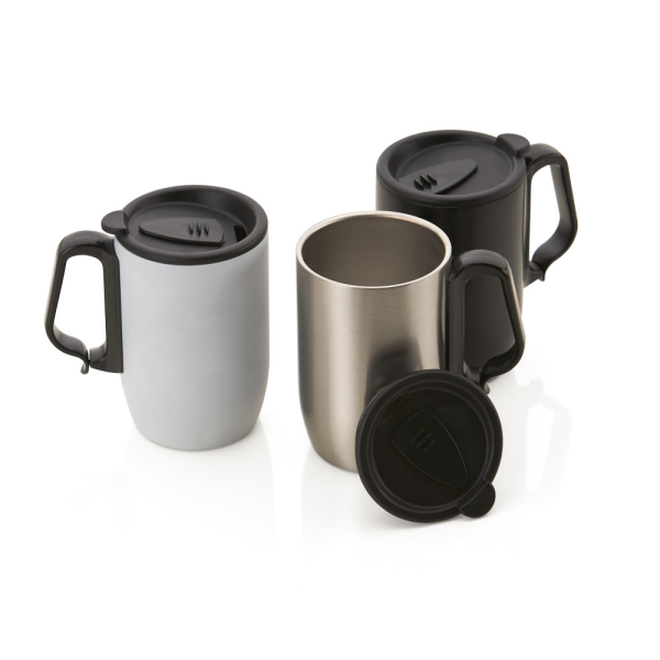 Caneca Térmica em aço inox - Brinde Corporativo Personalizado | Enova