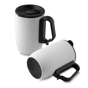 Caneca Térmica em aço inox - Brinde Corporativo Personalizado | Enova