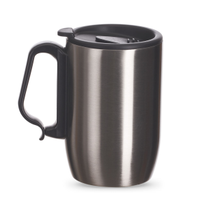 Caneca Térmica em aço inox - Brinde Corporativo Personalizado | Enova