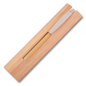 Caneta Bambu - Brinde Corporativo Personalizado | Enova
