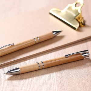 Caneta Bambu - Brinde Corporativo Personalizado | Enova