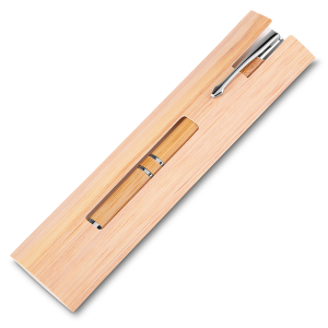 Caneta Bambu - Brinde Corporativo Personalizado | Enova