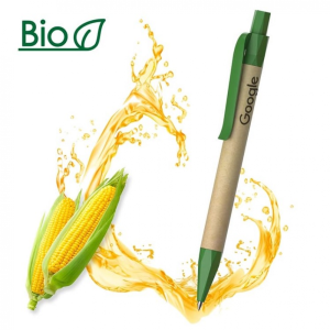 Caneta de Papel Kraft - Brinde Corporativo Personalizado | Enova
