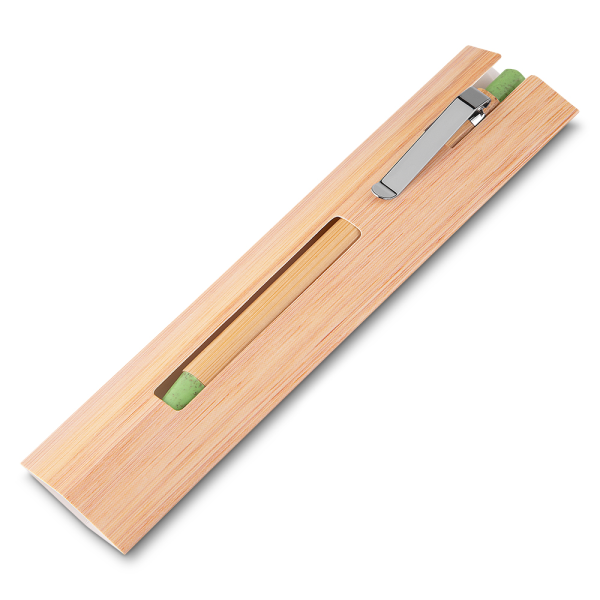 Caneta Bambu - Brinde Corporativo Personalizado | Enova