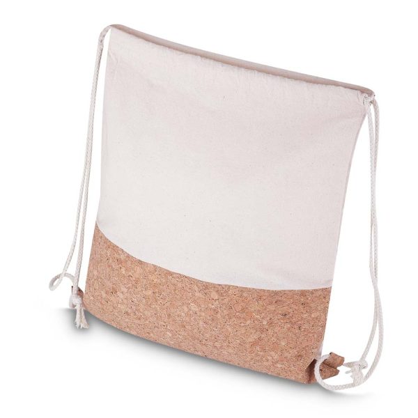 Sacola/Mochila em Algodão e Cortiça 140g/m² - Brinde Corporativo Personalizado | Enova