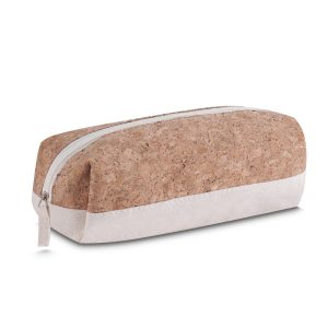 Nécessaire em Algodão 140g/m2 e Cortiça - Enova Brindes Personalizados
