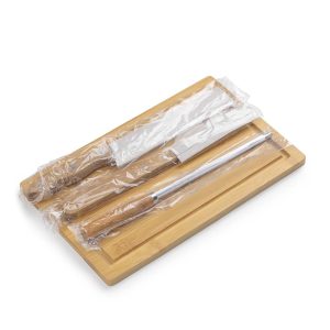 Kit Churrasco c/ 4 peças - Brinde Corporativo Personalizado | Enova