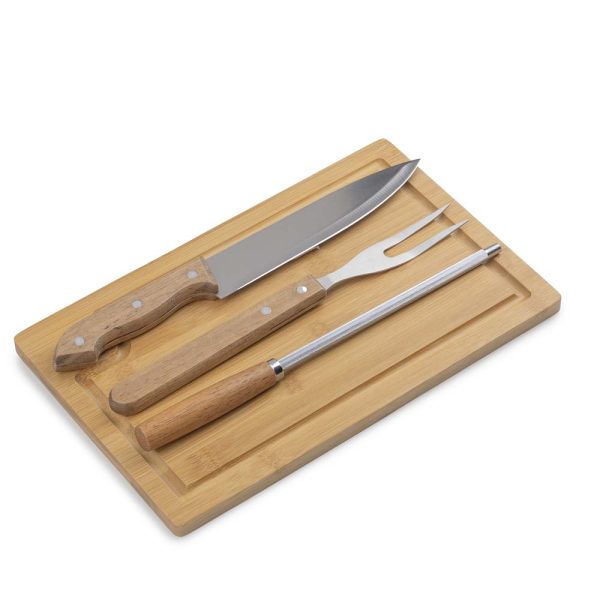 Kit Churrasco c/ 4 peças - Enova Brindes Personalizados