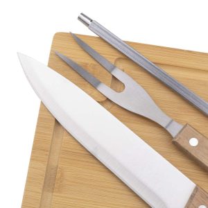 Kit Churrasco c/ 4 peças - Brinde Corporativo Personalizado | Enova