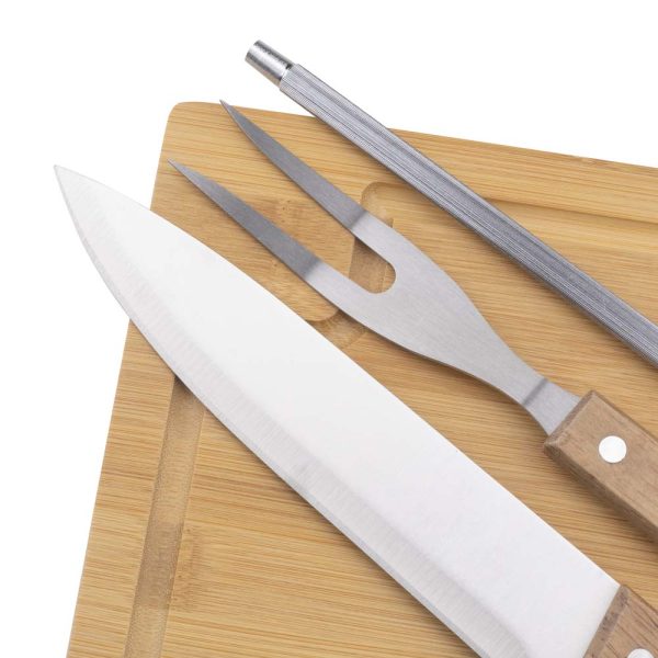 Kit Churrasco c/ 4 peças - Brinde Corporativo Personalizado | Enova