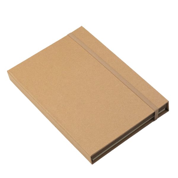 Kit Escritório Capa em Papel Kraft - Brinde Corporativo Personalizado | Enova