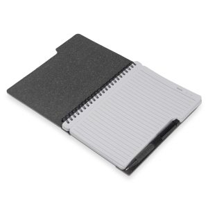 Caderno Capa em Papelão Reciclado c/ Caneta - Brinde Corporativo Personalizado | Enova