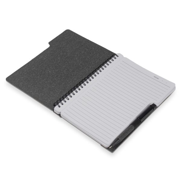 Caderno Capa em Papelão Reciclado c/ Caneta - Brinde Corporativo Personalizado | Enova