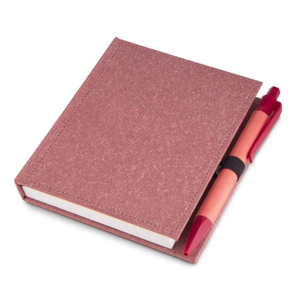 Bloco de anotações c/ Caneta (13x11cm) - Brinde Corporativo Personalizado | Enova