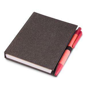 Bloco de anotações c/ Caneta (13x11cm) - Brinde Corporativo Personalizado | Enova