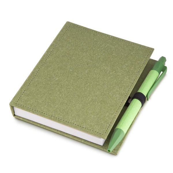 Bloco de anotações c/ Caneta (13x11cm) - Brinde Corporativo Personalizado | Enova