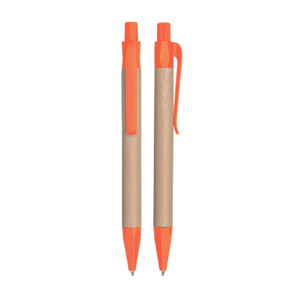 Caneta de Papel Kraft - Brinde Corporativo Personalizado | Enova