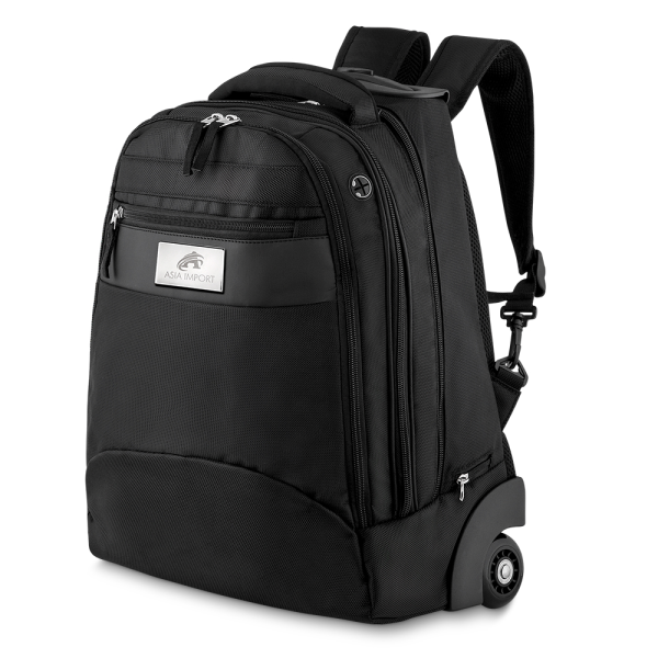Mochila com rodinhas em Poliéster 1680D - Brinde Corporativo Personalizado | Enova