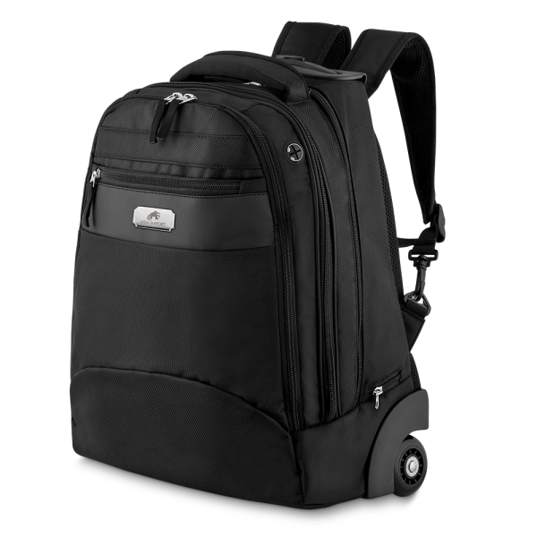 Mochila com rodinhas em Poliéster 1680D - Brinde Corporativo Personalizado | Enova