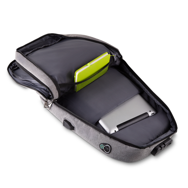 Mochila para Notebook em Poliéster e PU - Brinde Corporativo Personalizado | Enova