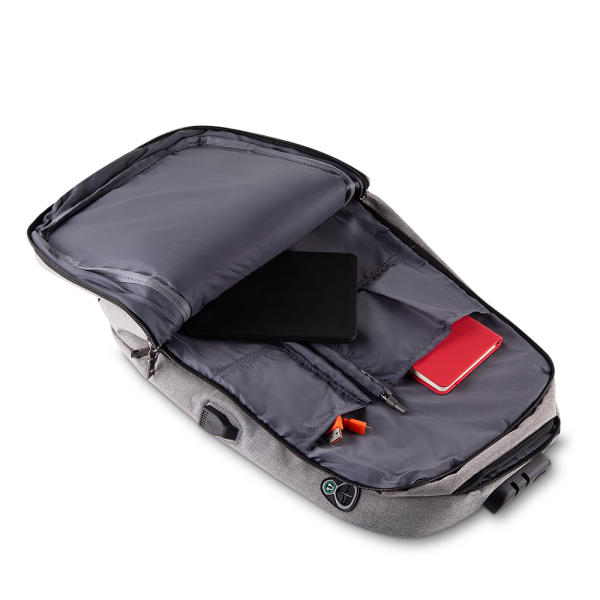Mochila para Notebook em Poliéster e PU - Brinde Corporativo Personalizado | Enova