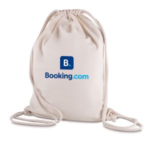 Sacola/Mochila em algodão 145g/m² - Brinde Corporativo Personalizado | Enova