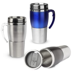 Caneca em aço inox - Enova Brindes Personalizados