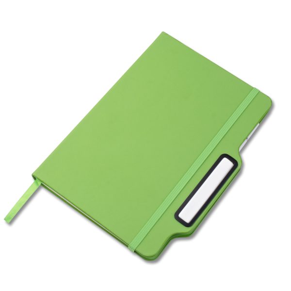 Caderno Capa em PU c/ Caneta - Brinde Corporativo Personalizado | Enova