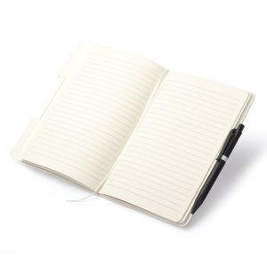 Caderno Capa em Caixa de Leite Reciclado - Brinde Corporativo Personalizado | Enova