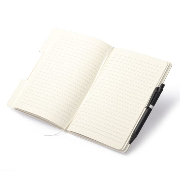 Caderno Capa em Caixa de Leite Reciclado - Brinde Corporativo Personalizado | Enova