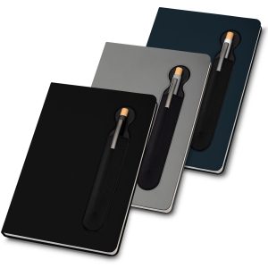 Caderno Capa em PU - Enova Brindes Personalizados