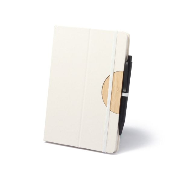 Caderno Capa em Caixa de Leite Reciclado - Enova Brindes Personalizados