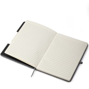 Caderno Capa em RPET e detalhe em Bambu - Brinde Corporativo Personalizado | Enova