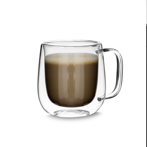 Caneca de Vidro Borossilicato - Brinde Corporativo Personalizado | Enova