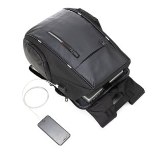 Mochila para Notebook em Poliéster e PU - Brinde Corporativo Personalizado | Enova