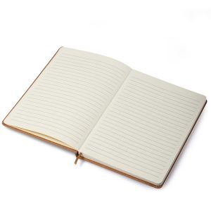Kit Escritório Capa em Couro Reciclado e Caneta Metalica - Brinde Corporativo Personalizado | Enova